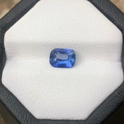 1.03 Ct Natural Unheated Blue Sapphire | Loose Gemstone Ceylon Origin