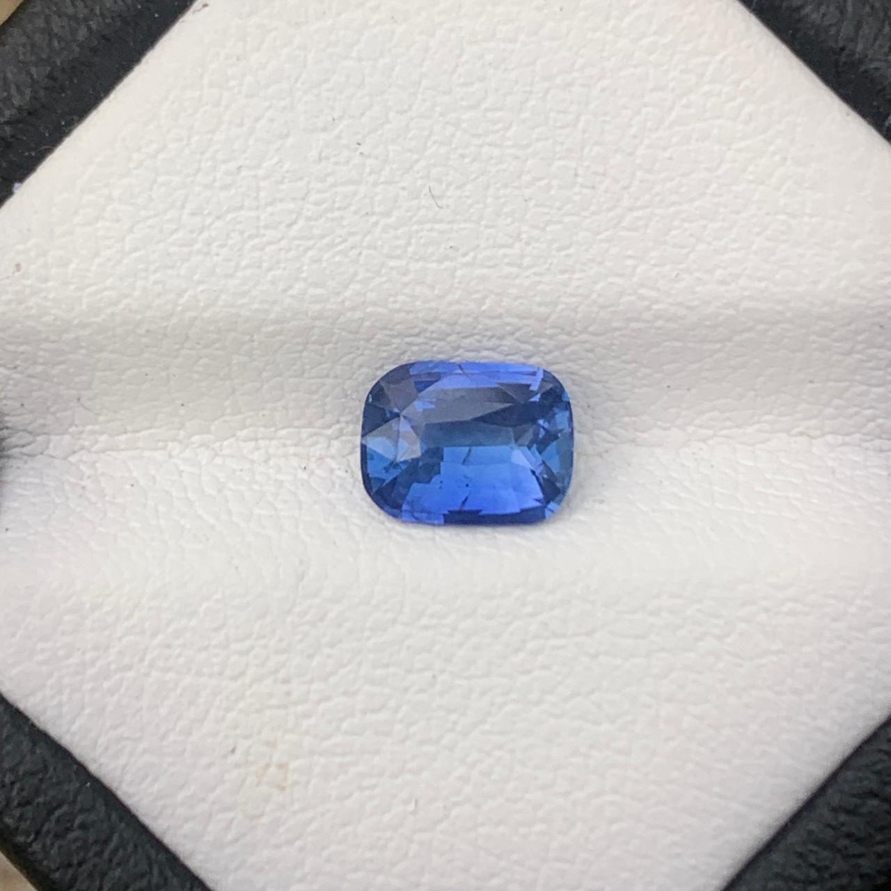 1.03 Ct Natural Unheated Blue Sapphire | Loose Gemstone Ceylon Origin