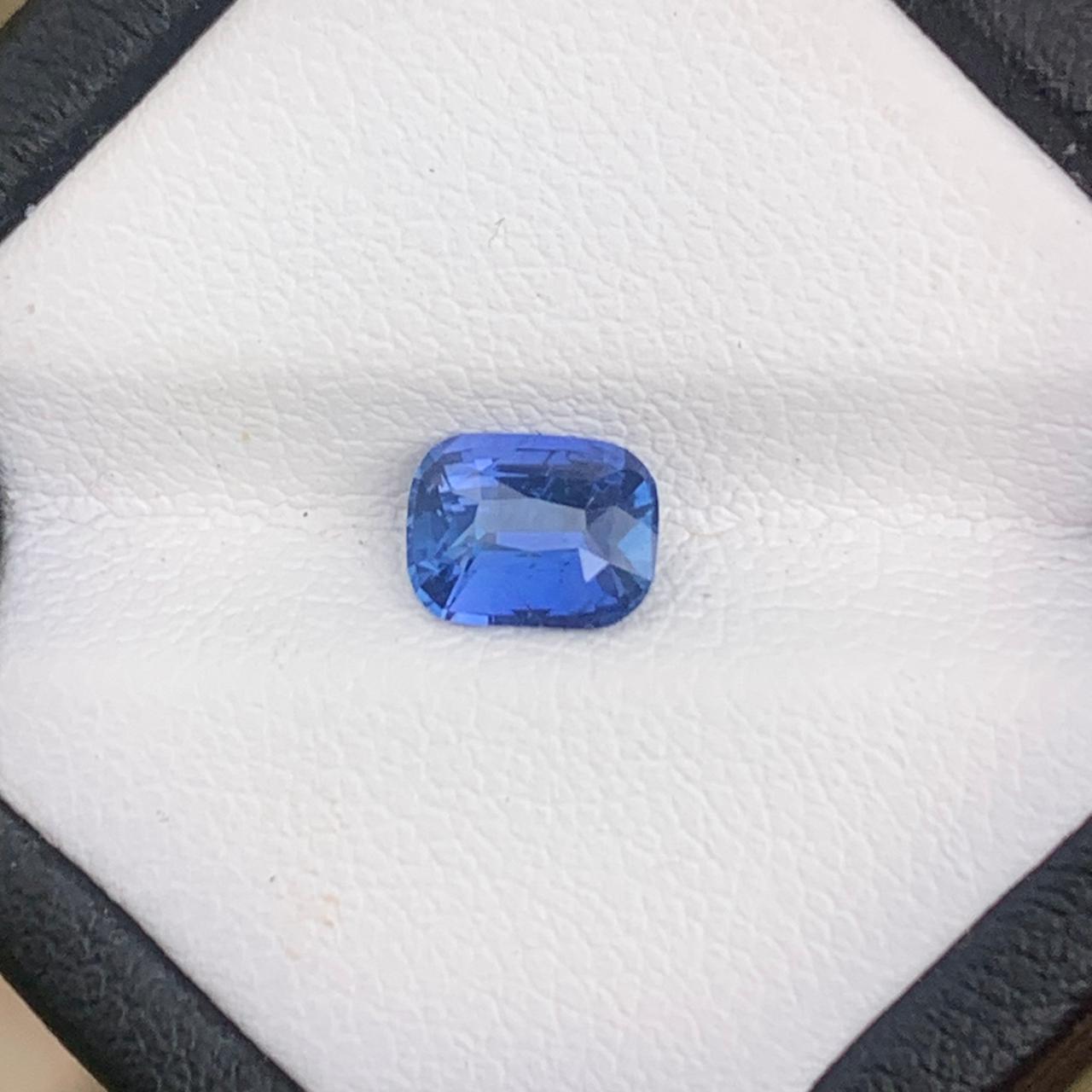 1.03 Ct Natural Unheated Blue Sapphire | Loose Gemstone Ceylon Origin
