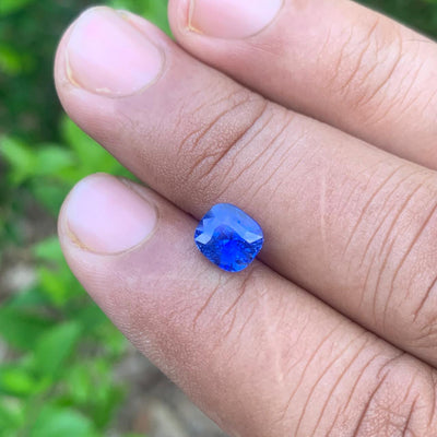 Unheated Cornflower Blue Sapphire 2.56 ct Cushion – Sri Lanka
