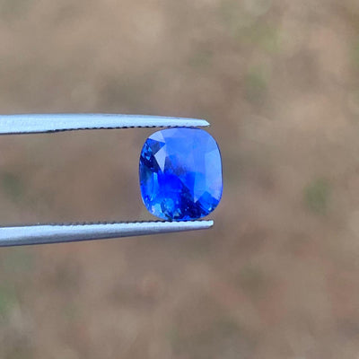 Unheated Cornflower Blue Sapphire 2.56 ct Cushion – Sri Lanka