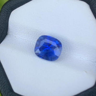 Unheated Cornflower Blue Sapphire 2.56 ct Cushion – Sri Lanka