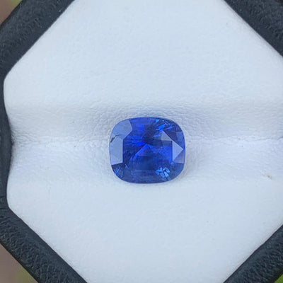 Unheated Cornflower Blue Sapphire 2.56 ct Cushion – Sri Lanka