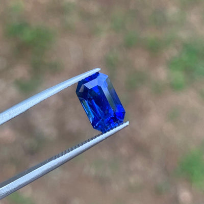 Unheated Royal Blue Sapphire 3.05 ct Octagon – Sri Lanka