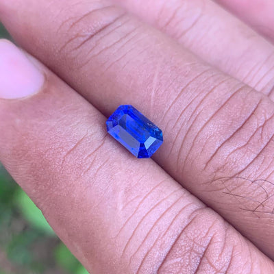 Unheated Royal Blue Sapphire 3.05 ct Octagon – Sri Lanka