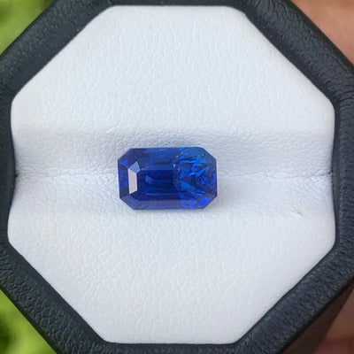 Unheated Royal Blue Sapphire 3.05 ct Octagon – Sri Lanka