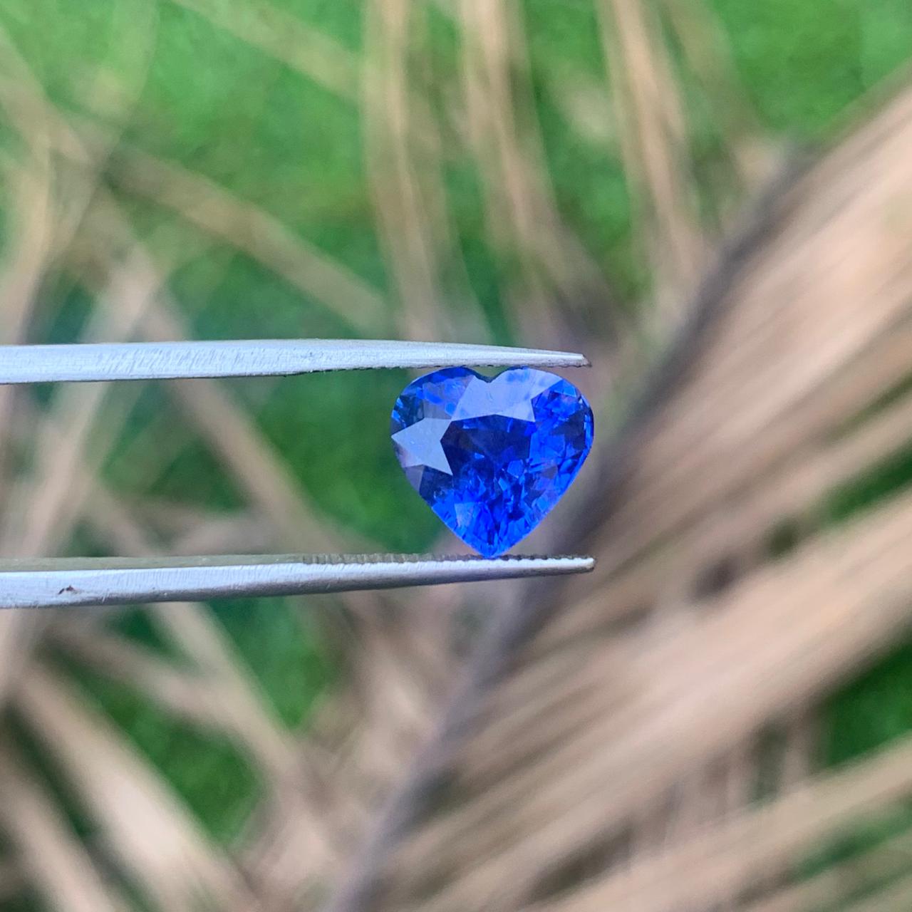 Royal Blue Sapphire 3.05 ct Heart – Sri Lanka
