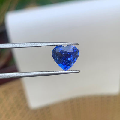 Royal Blue Sapphire 3.05 ct Heart – Sri Lanka