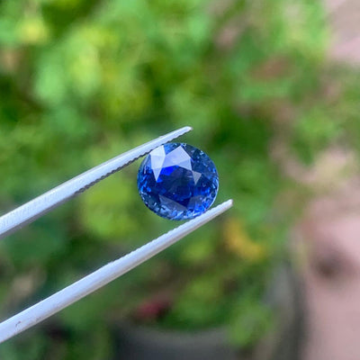 Unheated Cornflower Blue Sapphire 3.72 ct Oval – Sri Lanka