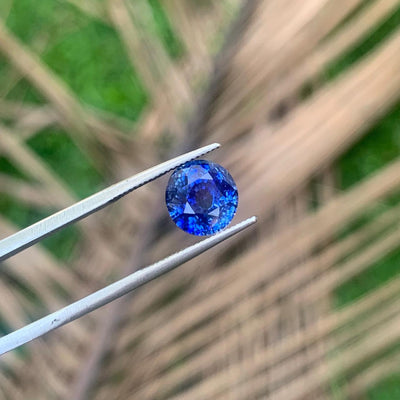 Unheated Cornflower Blue Sapphire 3.72 ct Oval – Sri Lanka