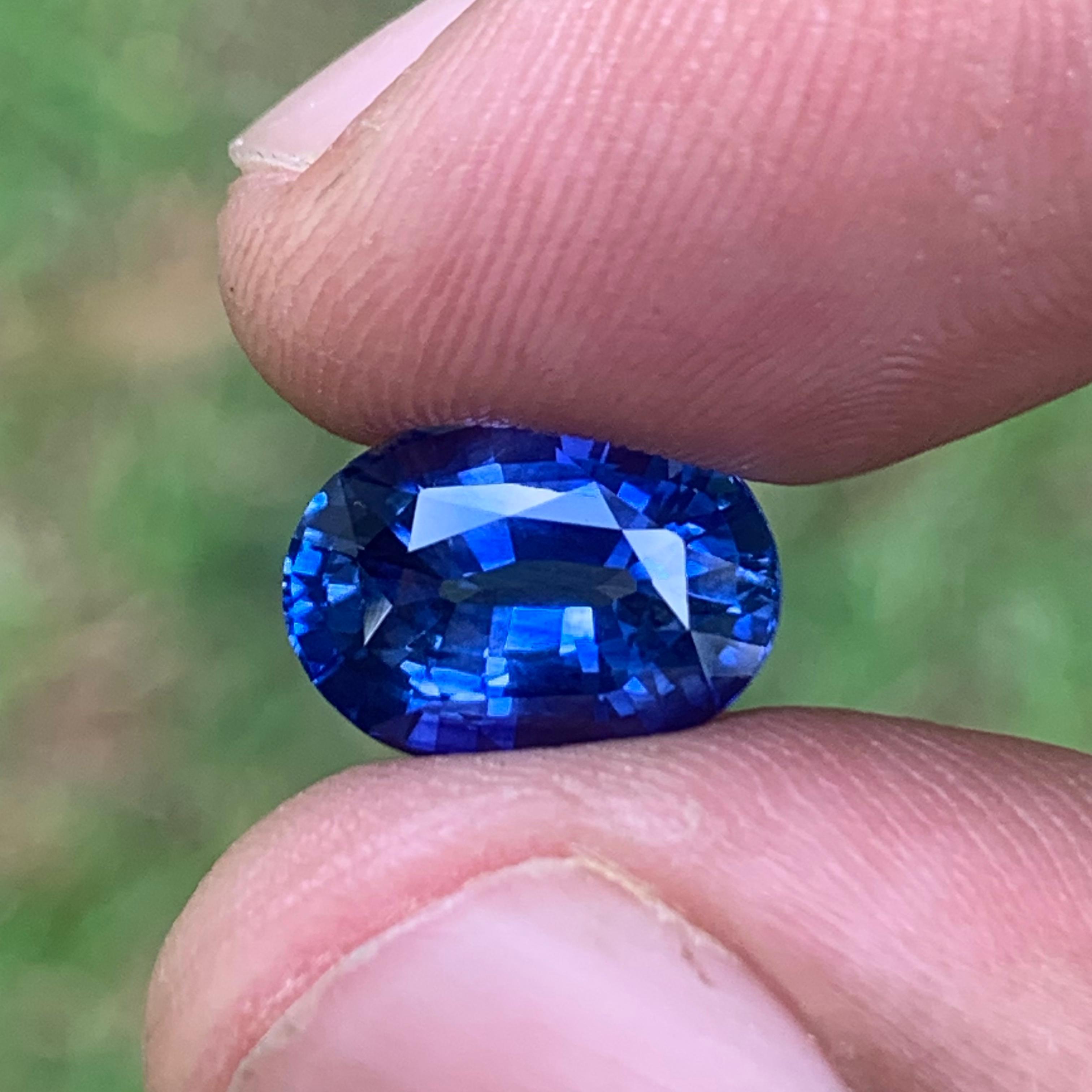 Blue Sapphire 4.51 ct Oval – Sri Lanka