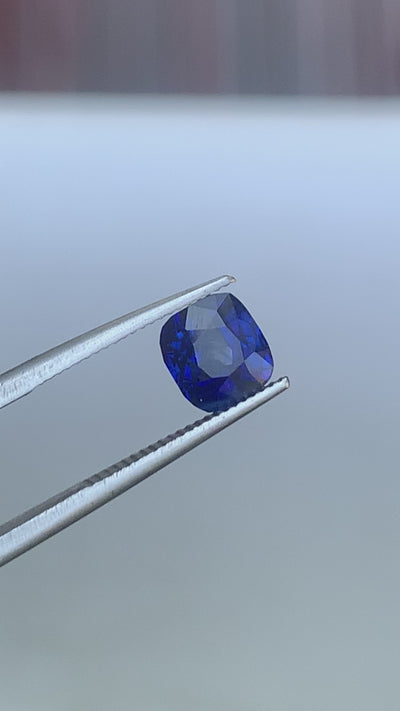Royal Blue Sapphire 2.03 ct Cushion – Sri Lanka