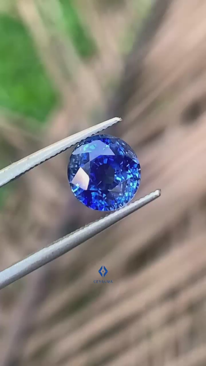 Unheated Cornflower Blue Sapphire 3.72 ct Oval – Sri Lanka
