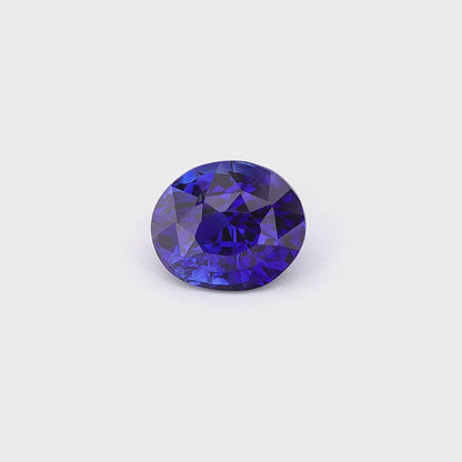 Natural Royal Blue Sapphire 1.02 Ct - Elegant Oval Cut- Customized Jewelry