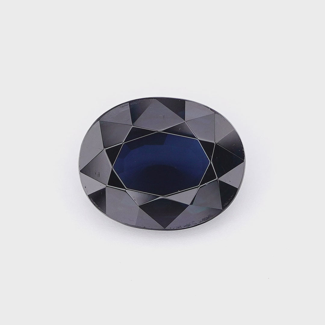 Unheated Blue Sapphire 4.06 ct Oval – Madagascar