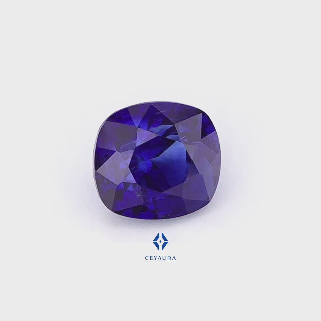 Royal Blue Sapphire 1.17 ct Cushion – Sri Lanka