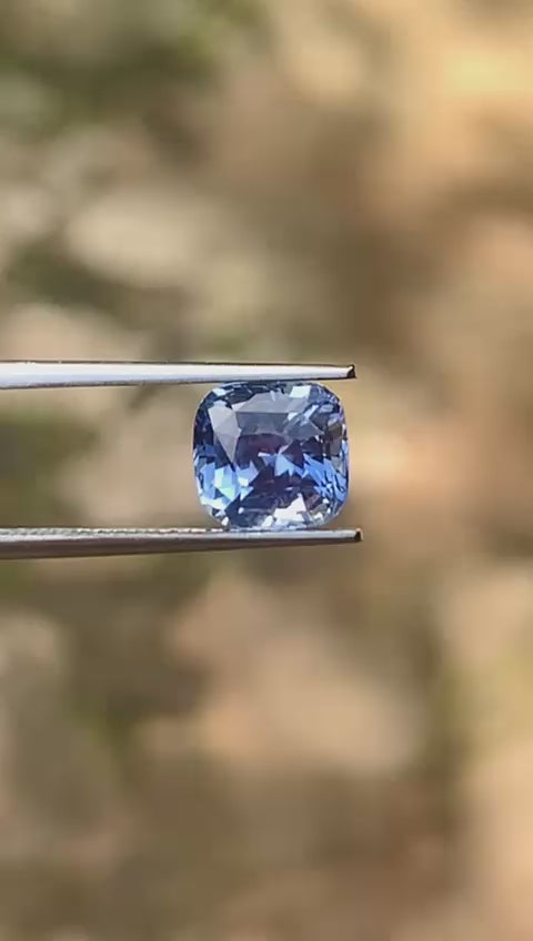 Blue Sapphire 3.59 ct Cushion – Madagascar