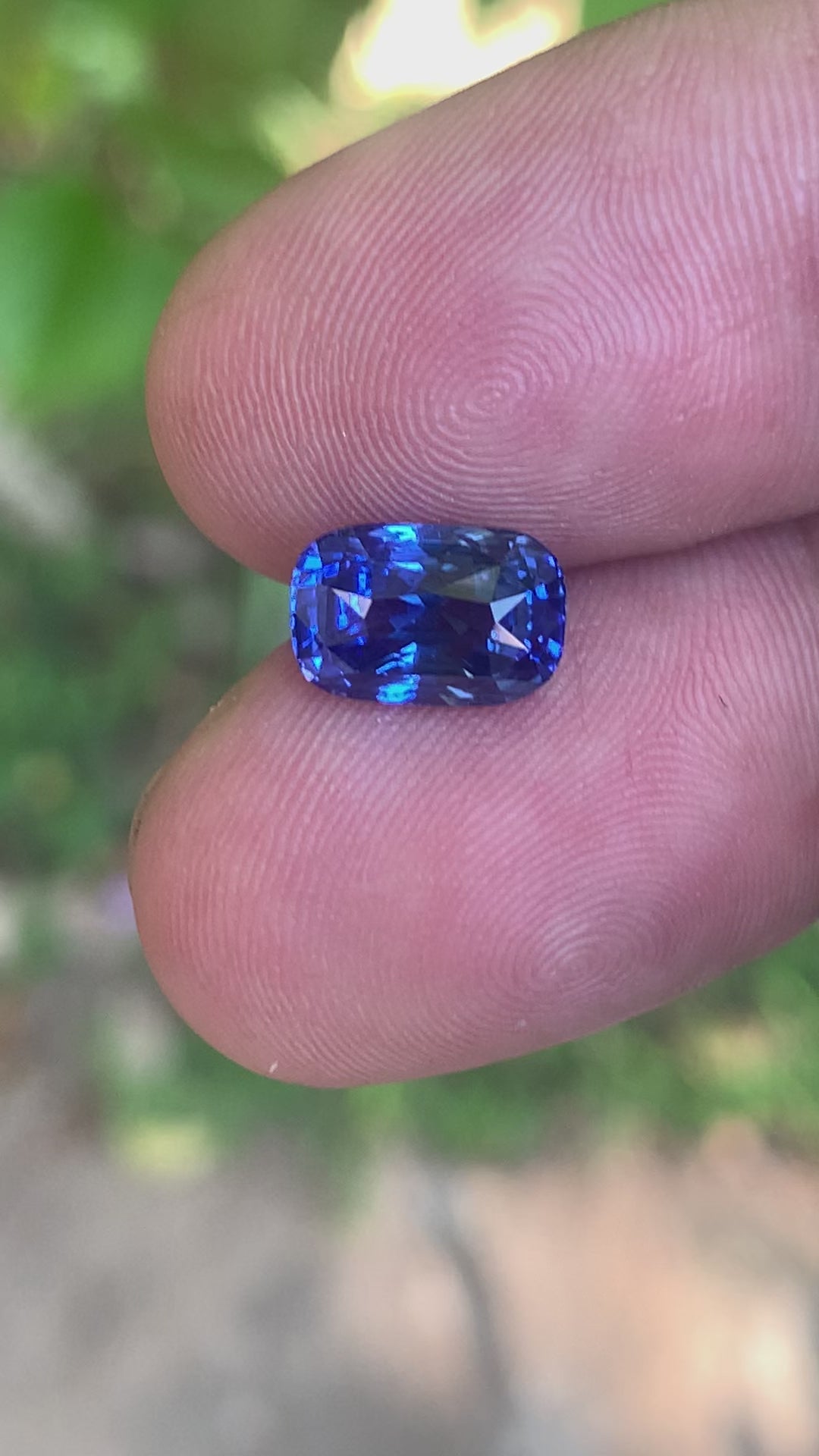 Blue Sapphire 3.04 ct Cushion – Sri Lanka