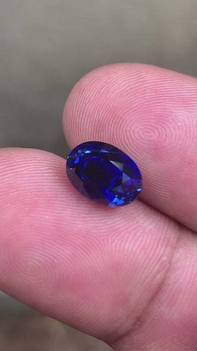 Unheated Royal Blue Sapphire 3.05 ct Oval – Sri Lanka