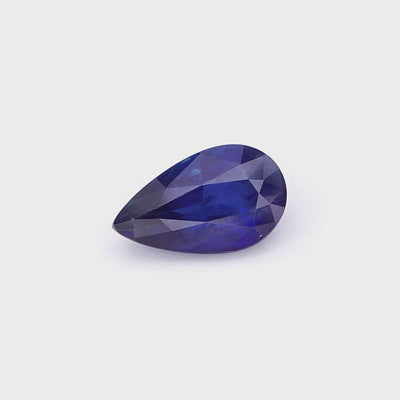 Royal Blue Sapphire 1.12 ct Pear – Sri Lanka