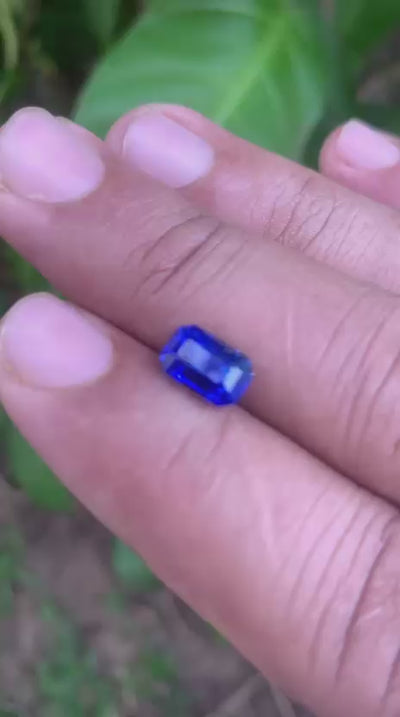 Unheated Royal Blue Sapphire 3.05 ct Octagon – Sri Lanka