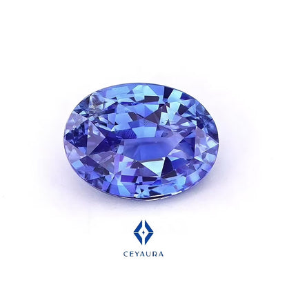 Unheated Coneflower Blue Sapphire 2.54 Ct - Natural Oval Gem from Sri Lanka