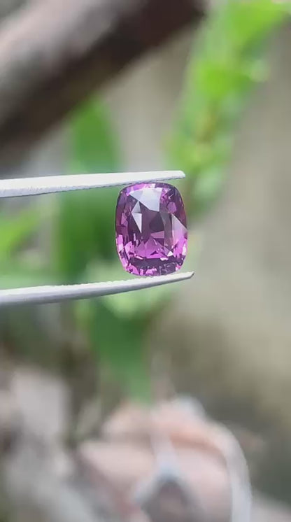 Natural Pink Sapphire - 2.53ct Heated Ceylon Rectangular Cushion