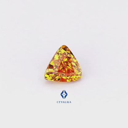 Golden Yellow Sapphire  1.02 Ct - Trilliant Shape – Natural Corundum - Sri Lanka Origin