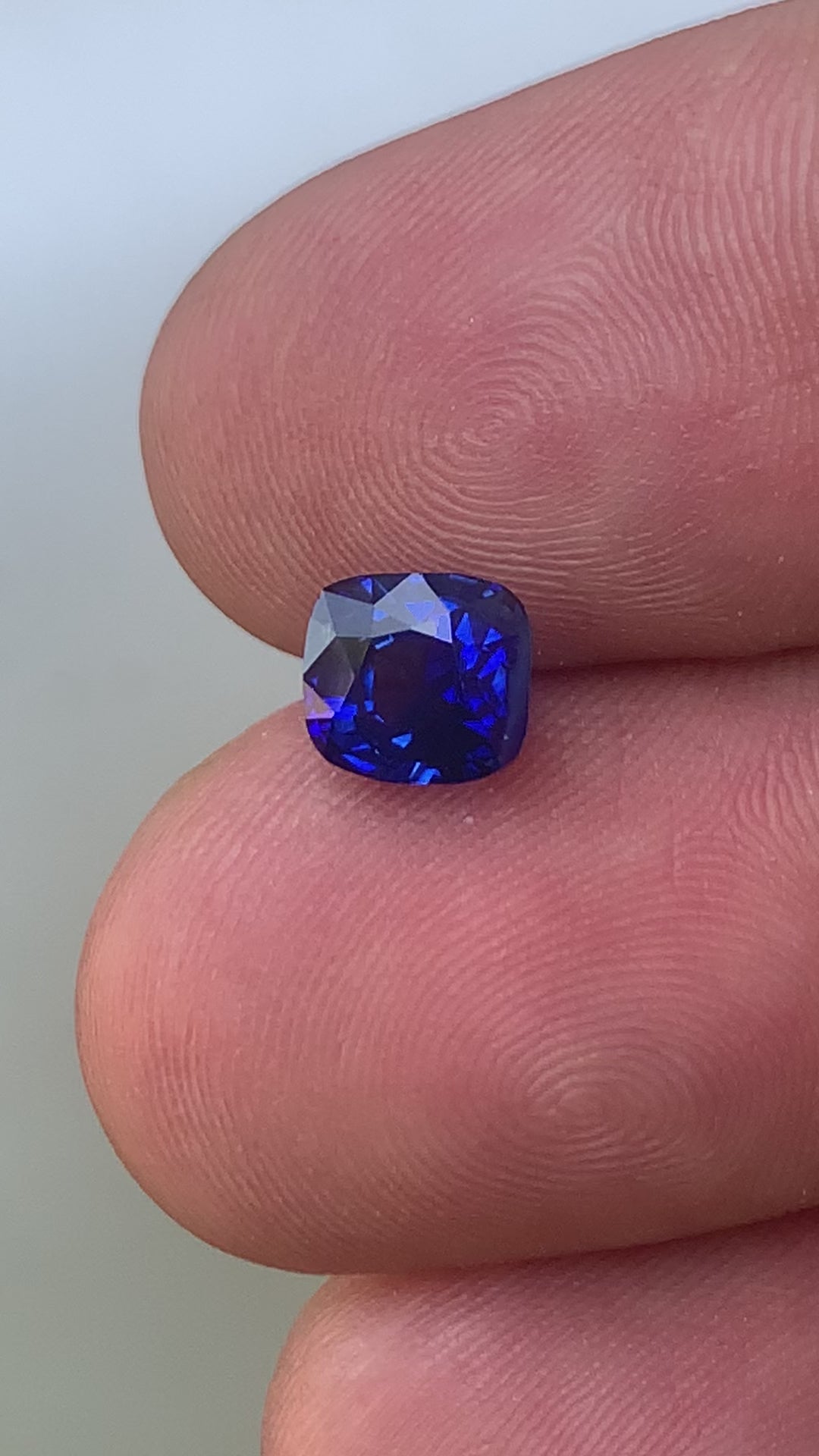 Royal Blue Sapphire 2.03 ct Cushion – Sri Lanka