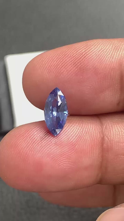 Rare Marquise Shape Natural Blue Sapphire-2.14 Ct | Unheated Ceylon Sapphire