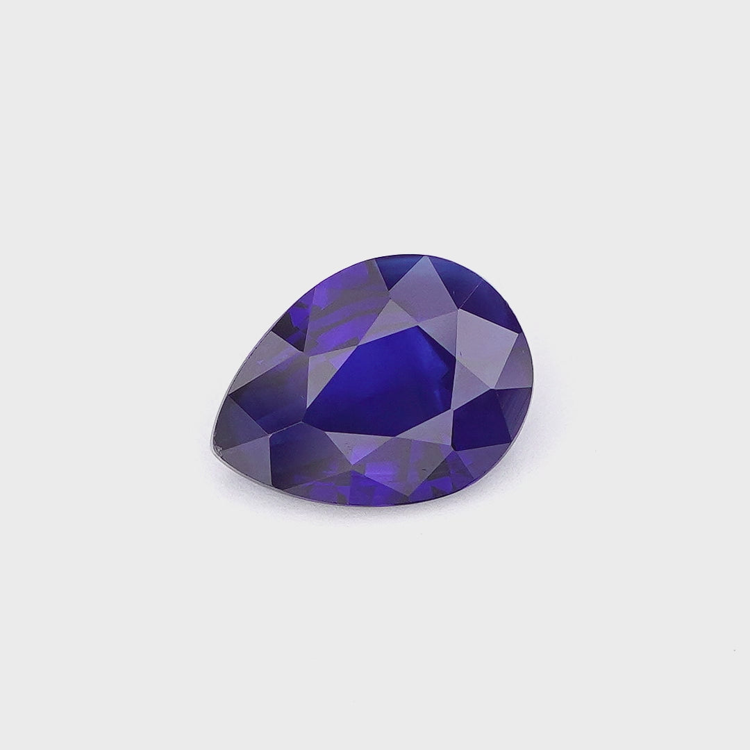 Royal Blue Sapphire 1.21 ct Pear – Madagascar